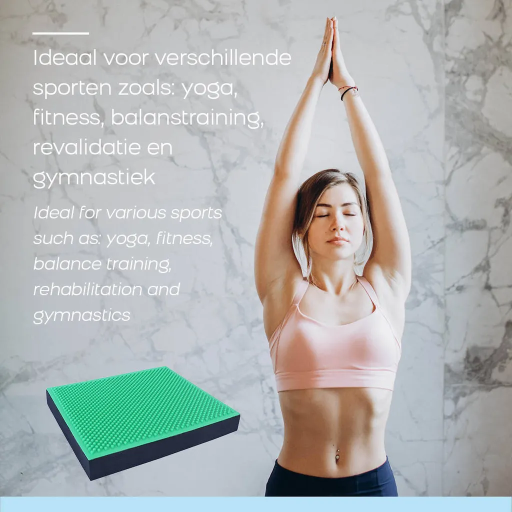 Coussin d'assise active pour mal de dos et exercices d'équilibre gym