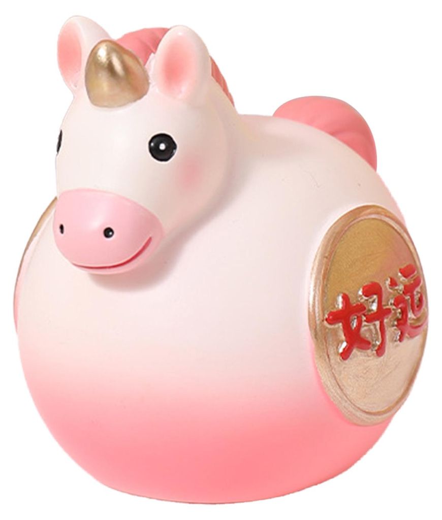 Cartoon-Pferdefigur bringt Glück und Wohlstand, Mini-Pferdestatue, federndes Pferde-Fidget-Spielzeug, Neujahrsdekoration