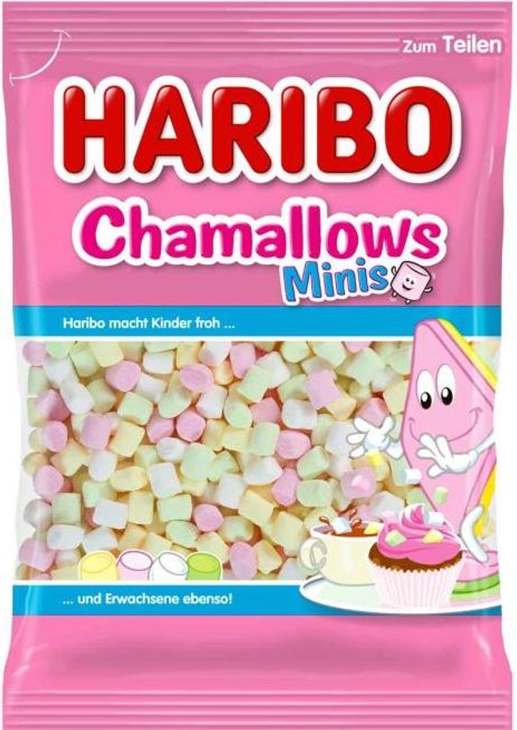 Haribo Chamallows Minis Schaumzuckerstücke mit Vanille Produktbild 