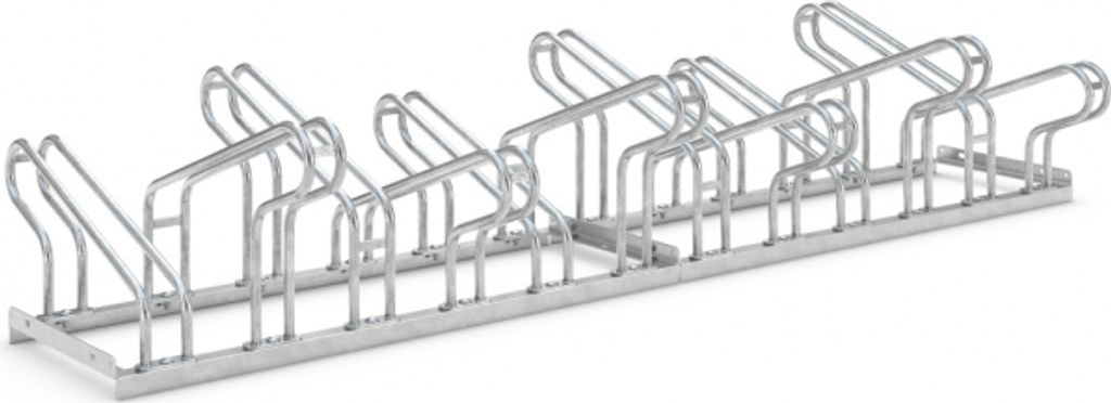 Fahrradständer Bügelparker 2162 BF | 12 Räder zweiseitig | RA 390mm