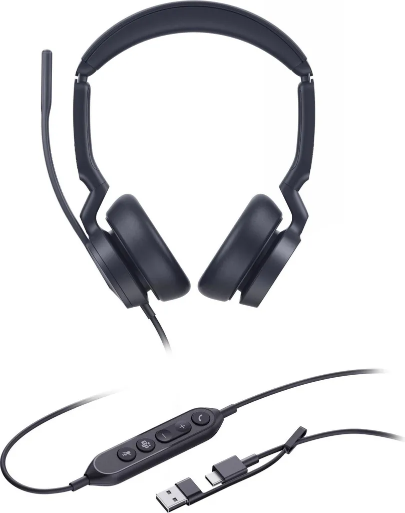 Yealink Headset UH46 Dual Teams USB-C/A - Headset (1308182)