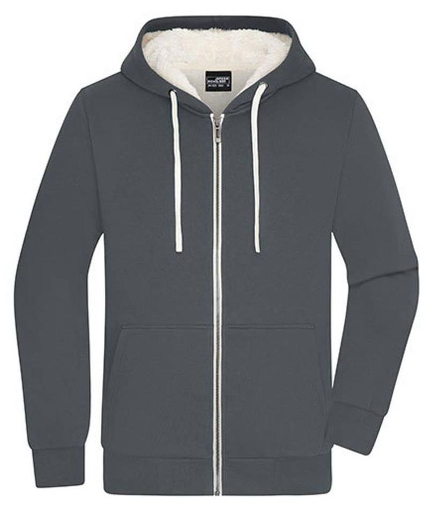 James and Nicholson - "Doubleface" Jacke für Herren LT3205 (S) (Graphit/Natur)