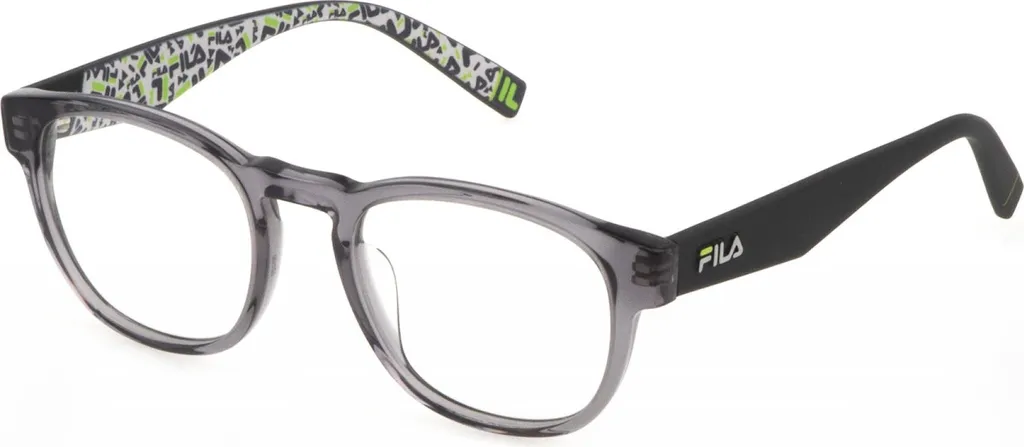 Lunettes de vue FILA VFI211 Gris transparent brillant taille 50-20-140