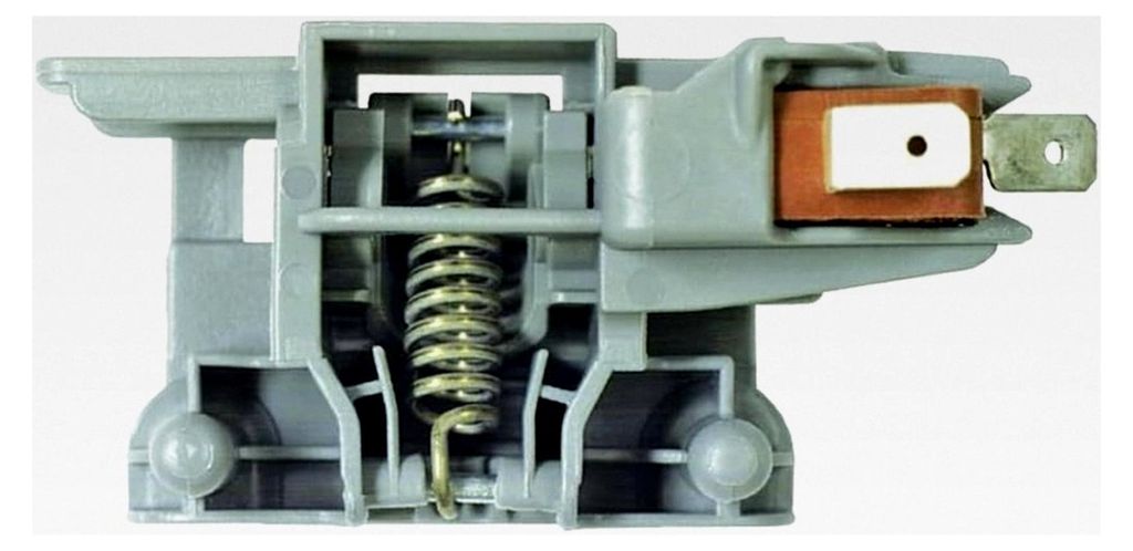 Türschloss für Spülmaschine mit Mikroschalter, passend für Indesit, Ariston, Creda, Hotpoint, Scholtès, Whirlpool