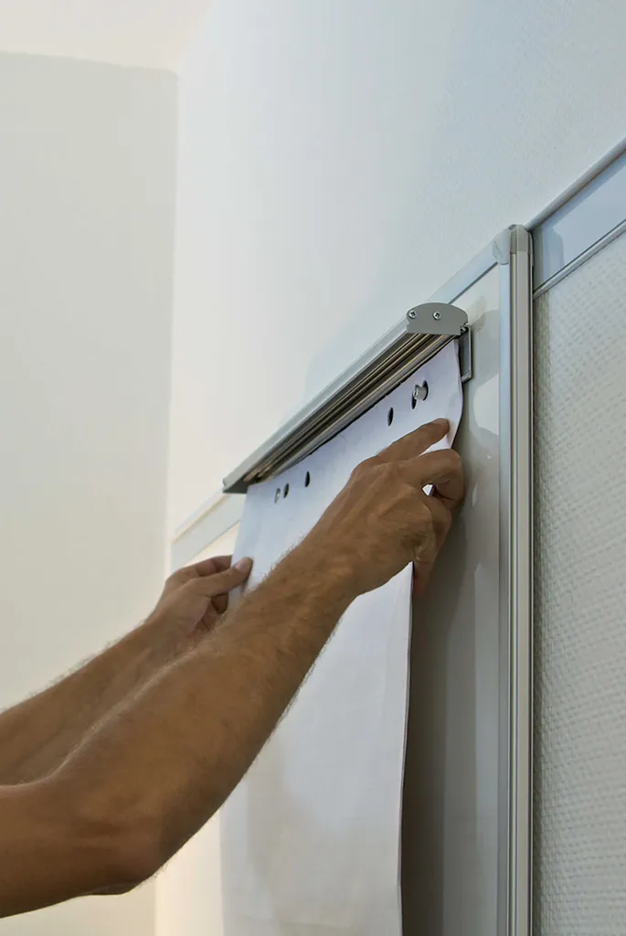 Support de Bloc Flipchart Franken FDKMAG Magnétique pour Tableau, 70 cm - 11