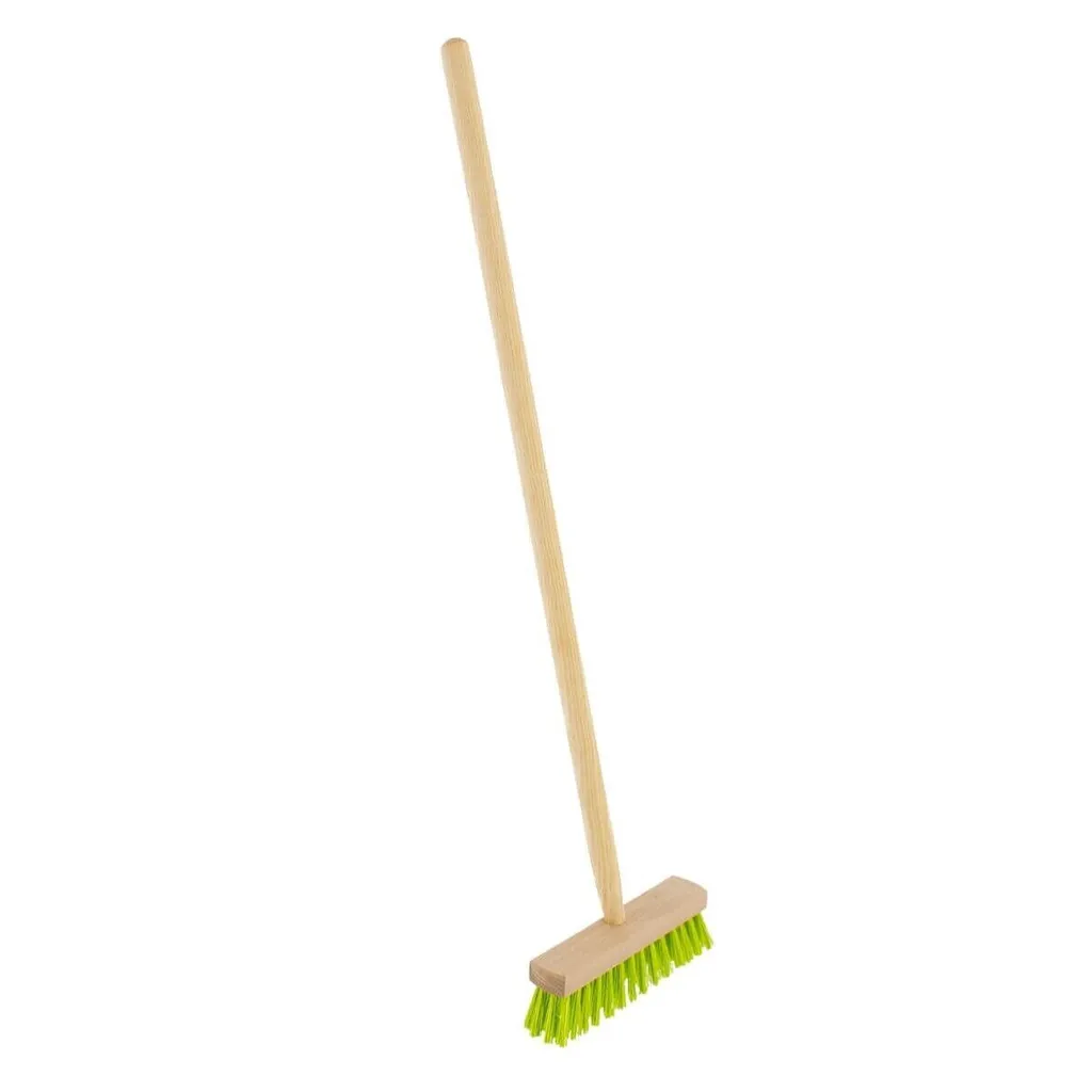 Balai enfant Rekord 80cm hêtre vert : fini les jouets qui cassent