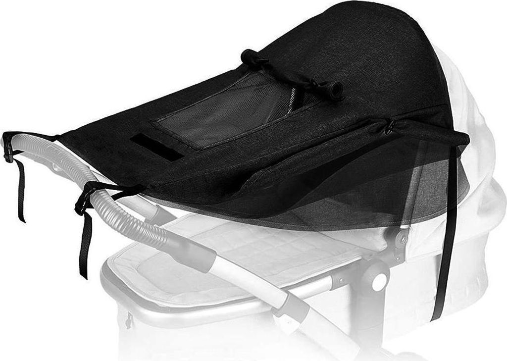 Sun Segel für Kinderstöker Universal Pubertchair -Schutzschutz Kinderwagen mit Blickfenster und breiter Schatten