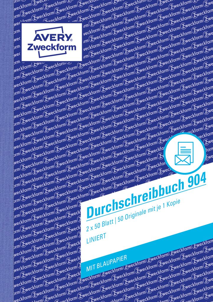 Avery Zweckform® 904 904 Libro autocopiante, DIN A5, Immagine del prodotto 