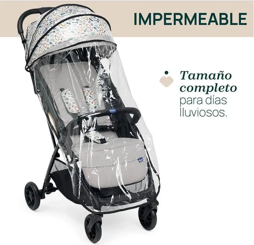 Poussette légère Chicco avec dossier inclinable et pliage rapide