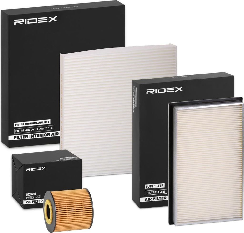 RIDEX Filterset Inspektionspaket Filtersatz für NISSAN X-TRAIL (T30) ALMERA II Hatchback (N16)