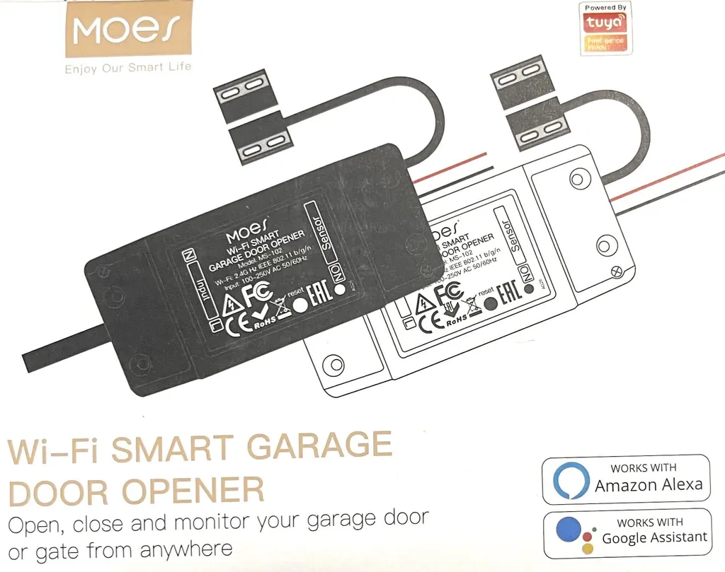Alerte porte de garage ouverte : capteur Tuya WiFi et module sans fil - 9