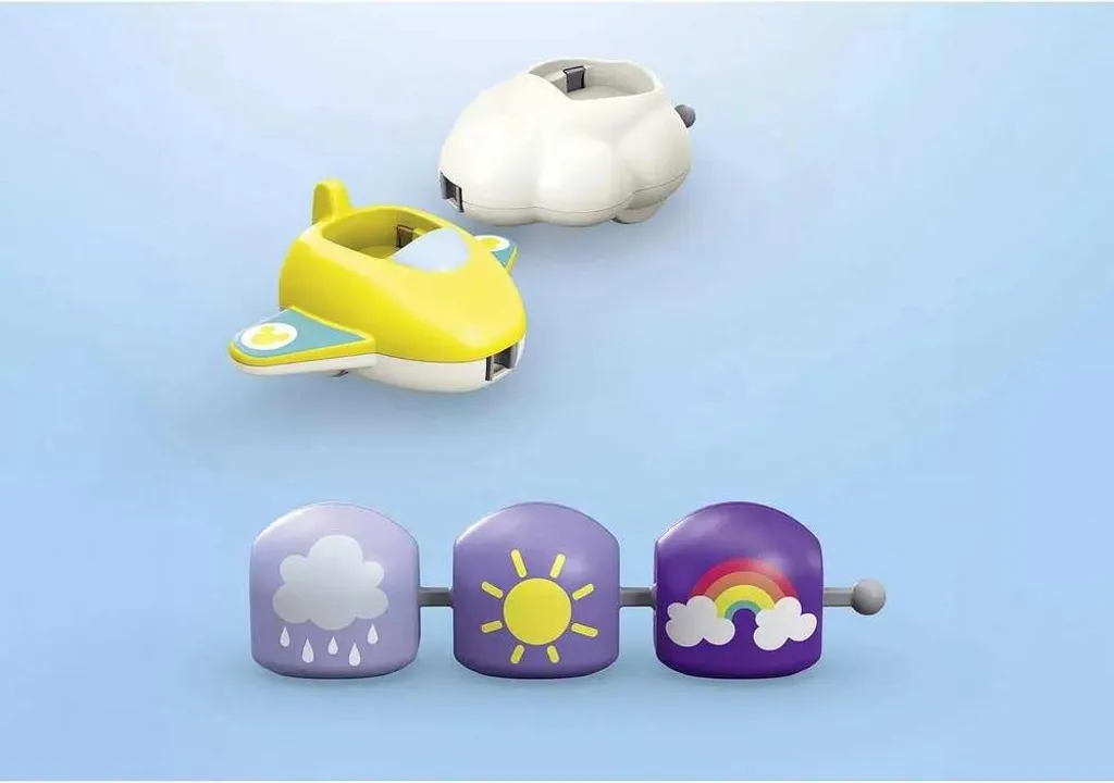 PLAYMOBIL Junior 71697 Mickey Mouse Train des nuages coloré et empilable - 10