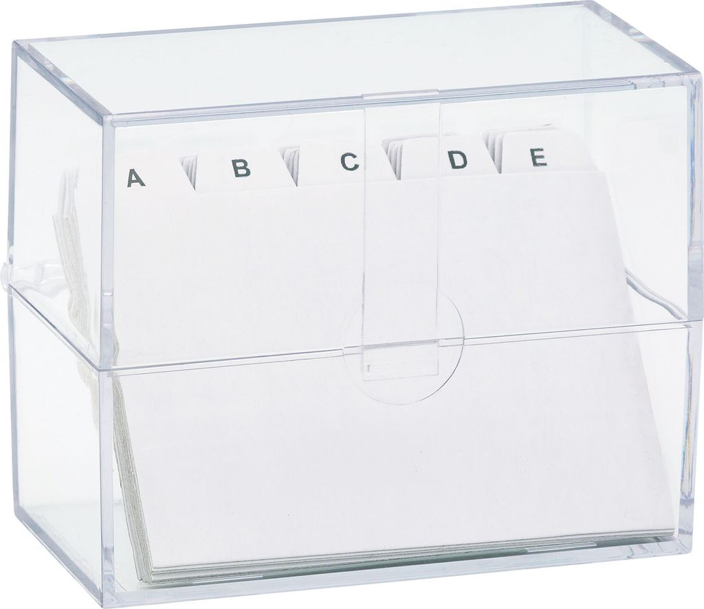 TSI K3T Kartei-Kasten A7 mit Register A-Z Produktbild 1