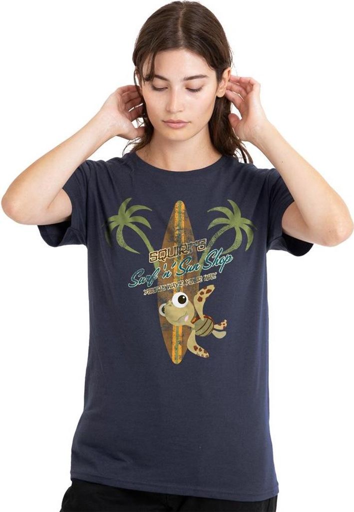 Finding Nemo - T-Shirt für Damen TV25169 (S) (Marineblau)