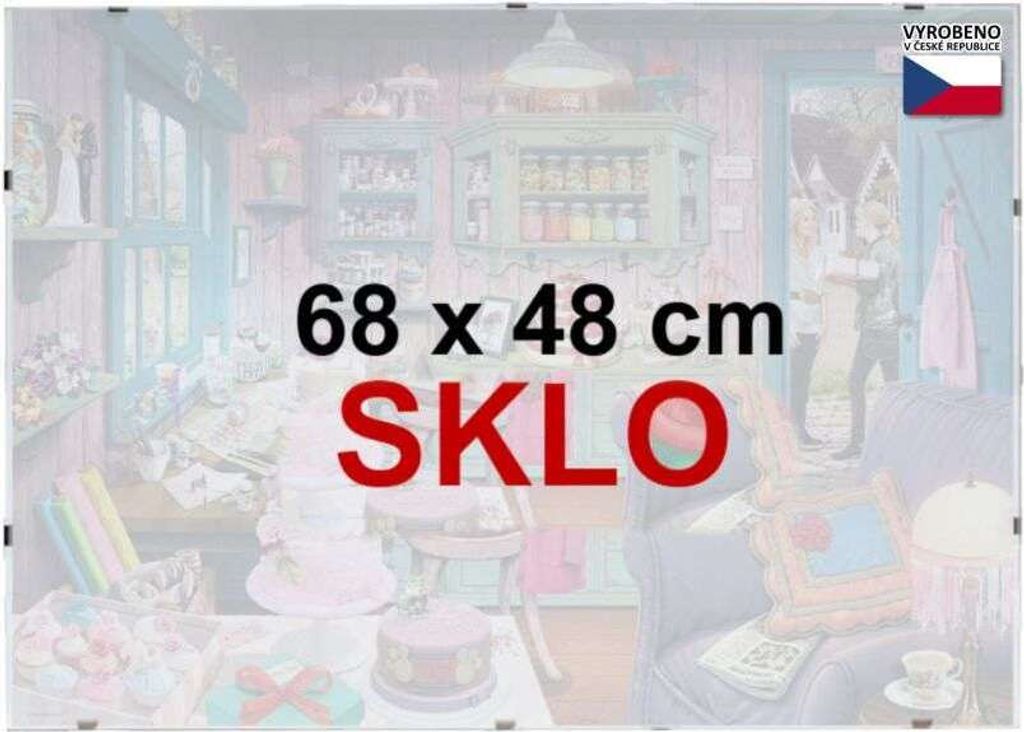 BFHM Rám na puzzle Euroclip 68x48cm (sklo) Obrázek produktu 