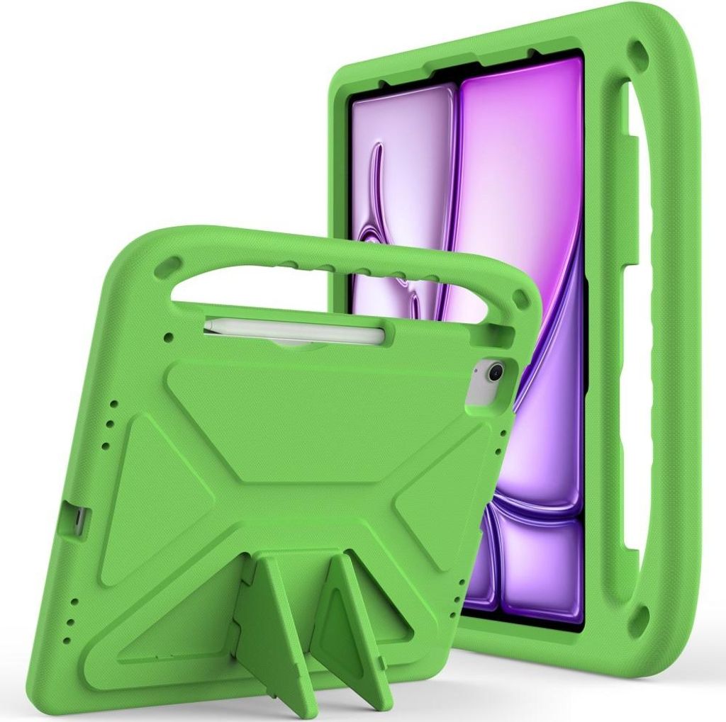 iPad Air 13 (2024/2025/2026) / Pro 13 (2024/2025) Hülle - Coverup Stoßfeste Kinderhülle - Grün