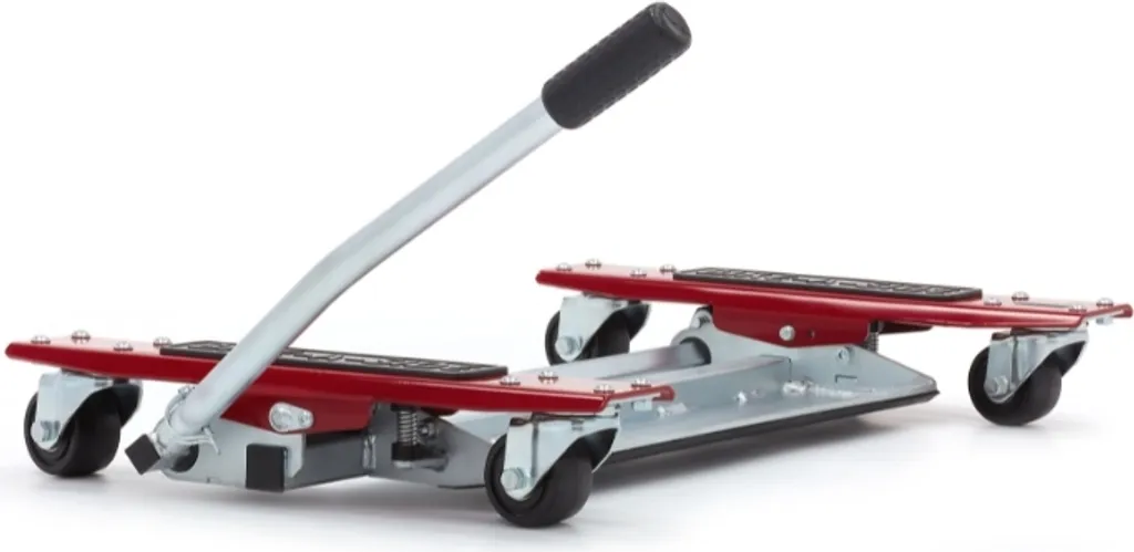 Support Rouleur Moto Bike-A-Side avec Roulettes Pivotantes Ultra-Fluides