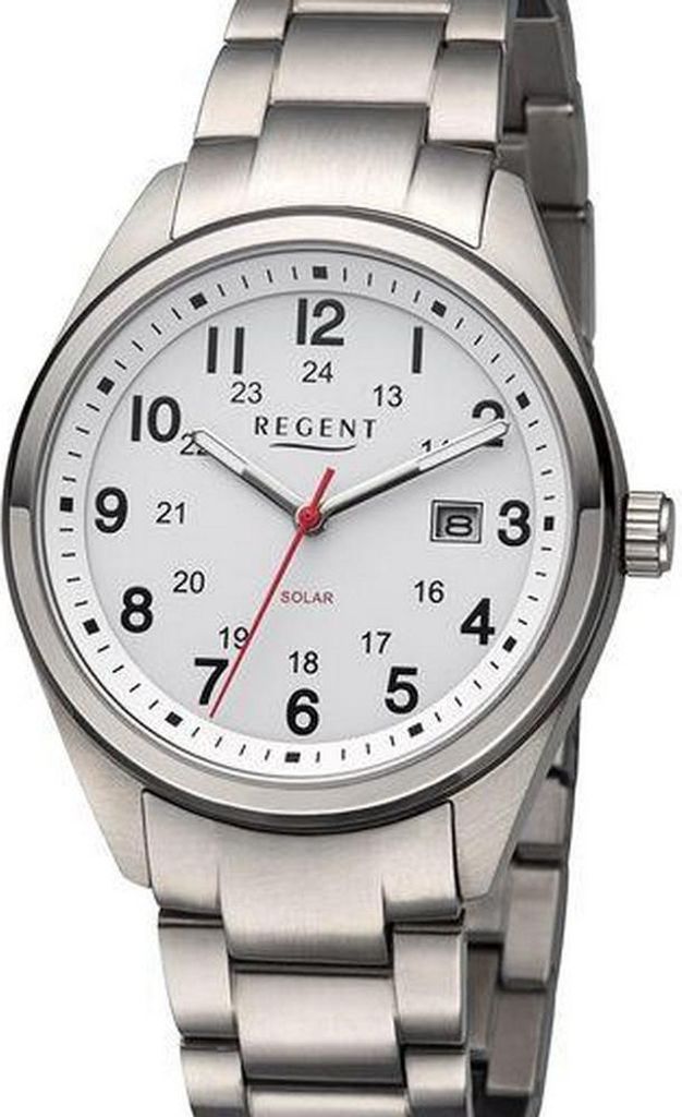 Regent - F-1539 - Armbanduhr - Titanuhr - Solaruhr - Herren