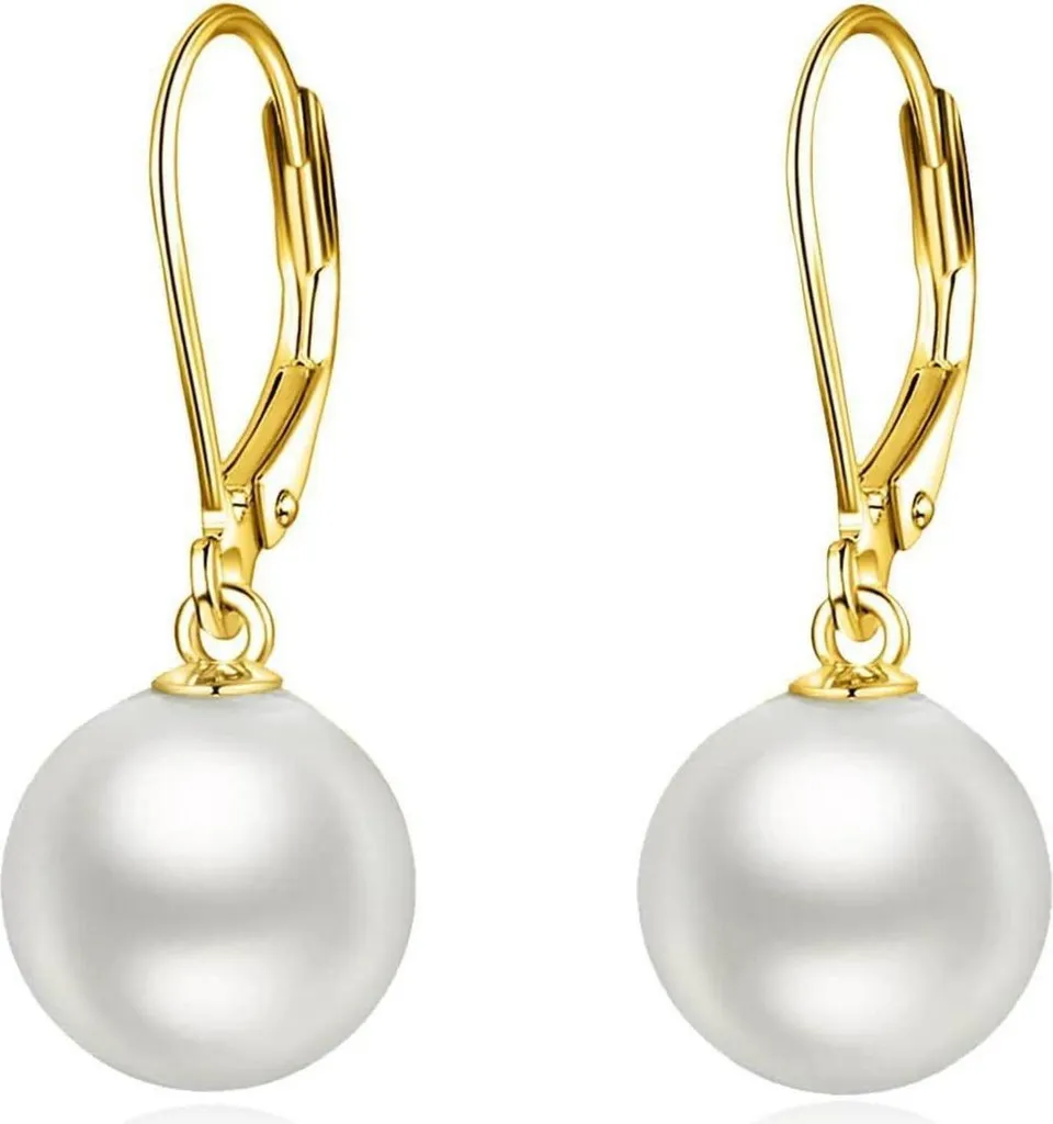 Boucles d'oreilles VONALA en Argent Sterling 925 et Perle de Culture