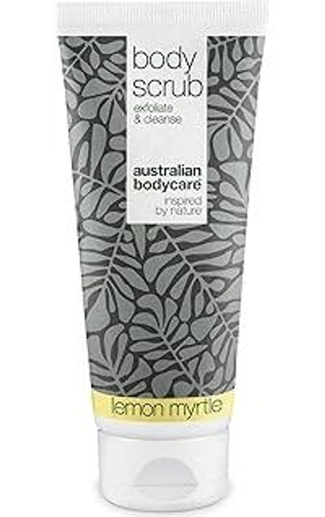 Australian Bodycare Body Scrub 200ml | Teebaumöl + Lemon Myrtle | Körperpeeling bei Pickeln auf dem Rücken & Körper, Unreiner Haut & Eingewachs...