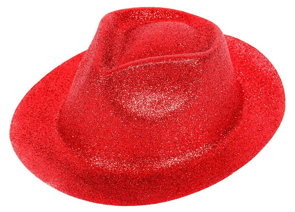 Glitzerhut Trilby Partyhut - für Damen Herren - Kostüm Produktbild 