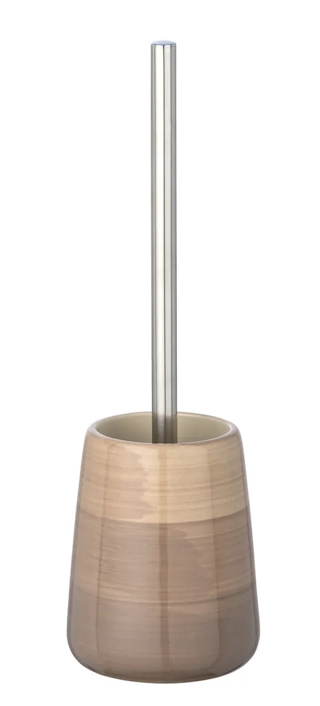 WENKO Pottery Brosse WC en Céramique Sable pour Salle de Bain et Invités