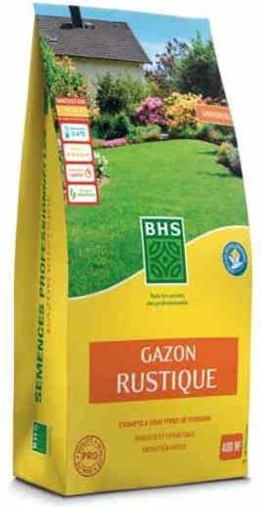 Rustikaler Rasen – BHS – 3-kg-Karton – Witterungsbeständig – Sonne – Rot