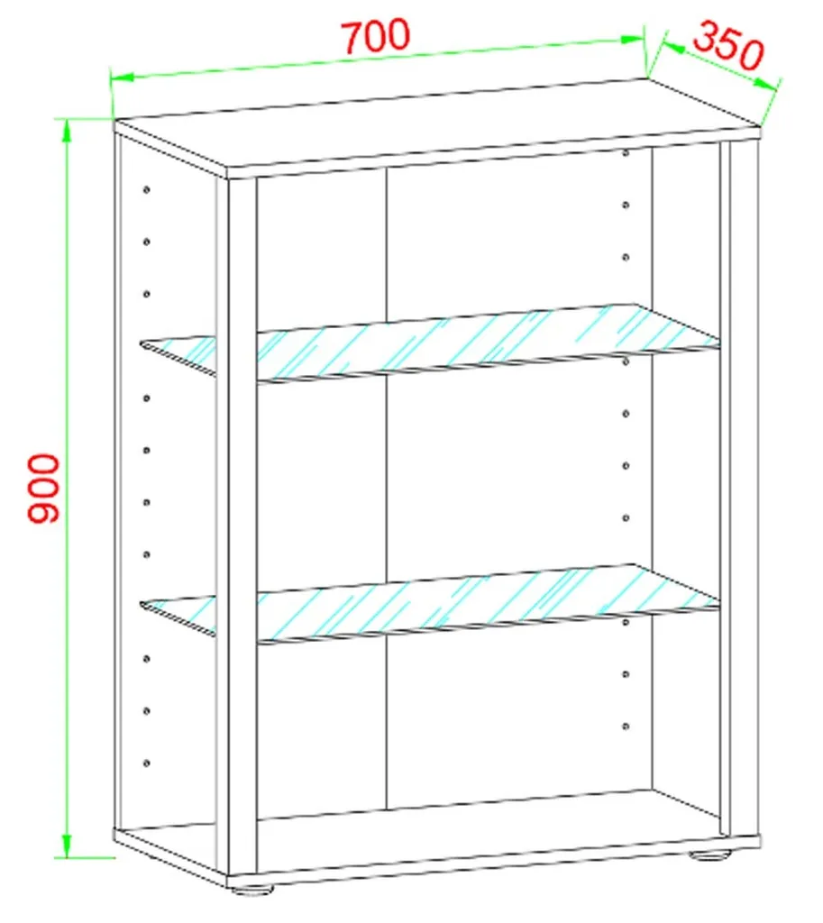 Vitrine Murale Blanche GlasolXL avec 3 Niveaux pour Collectionneurs - 2