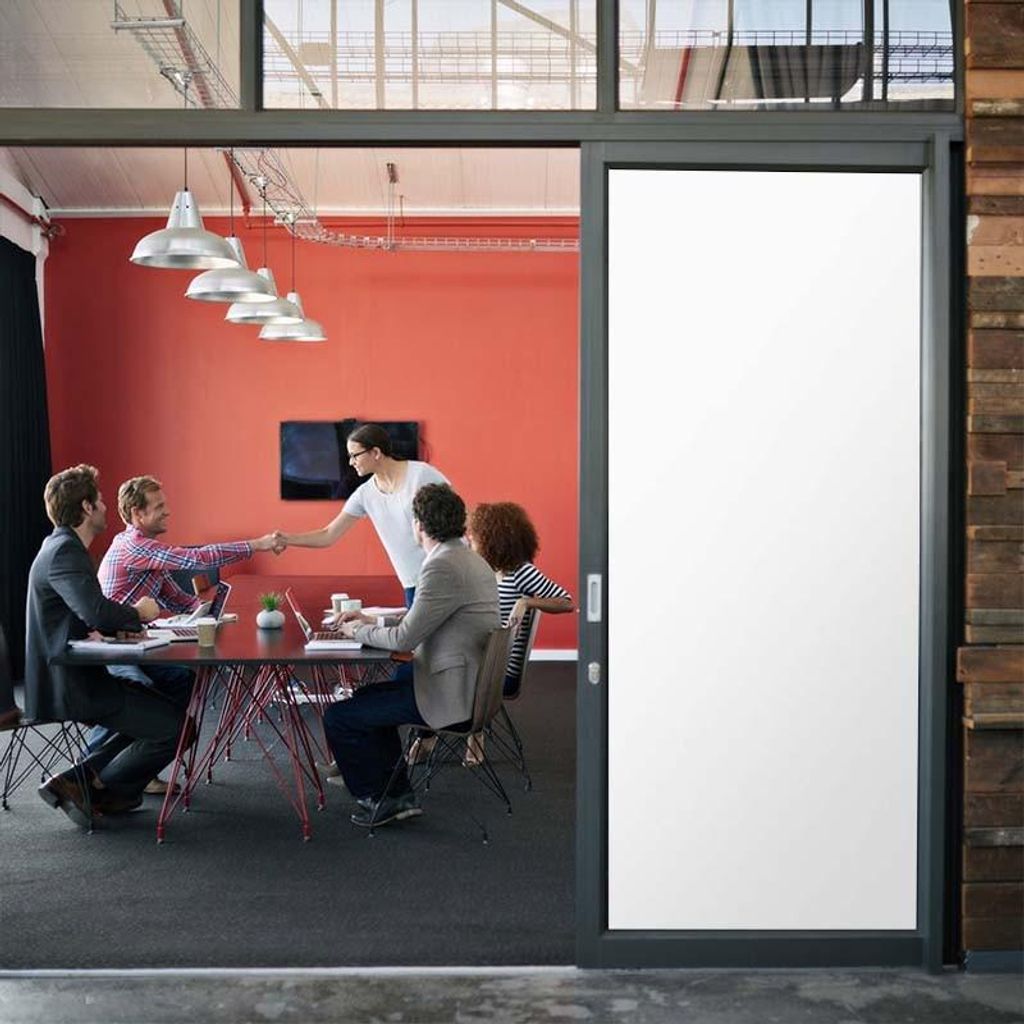 DIMEXACT - DIMEXACT Weiße, repositionierbare, halbtransparente Folie auf einer Rolle von 140 cm x 10 Metern -140 cm x 10 m - en Rouleau