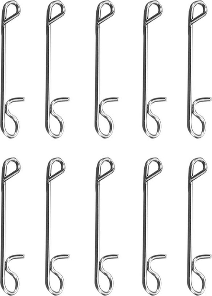 10 No Knot Verbinder Schnurverbinder Spinnfischen 18 kg
