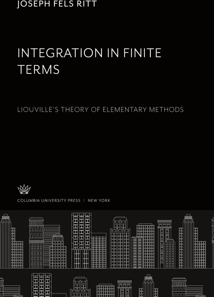 Integration in Finite Terms