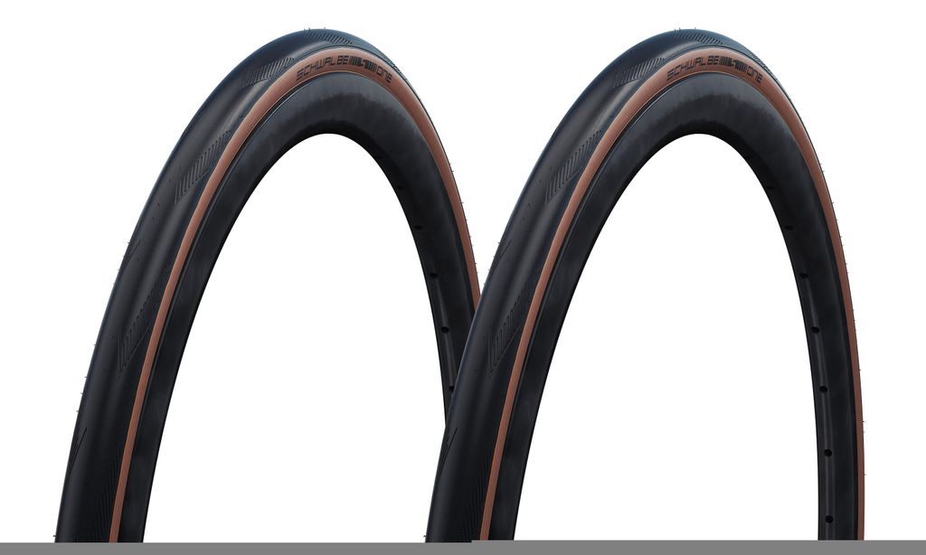 2x Schwalbe One 25-622 schwarz / bronze RaceGuard E-Bike 25 Produktbild 