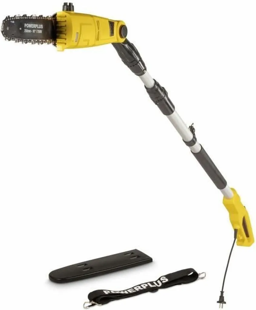 Scie à chaîne Powerplus filaire 40cm pour une coupe nette sans effort