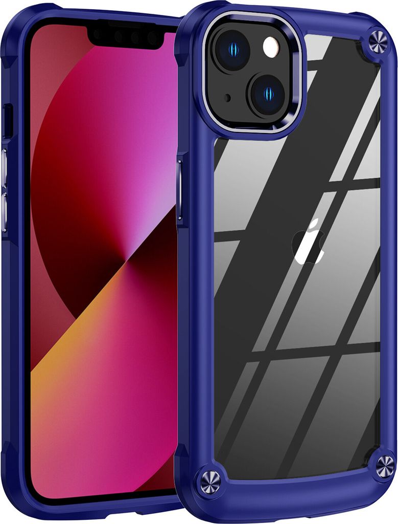 iPhone 14 Plus Hülle, Hybrid Transparente PC Robust TPU Produktbild 