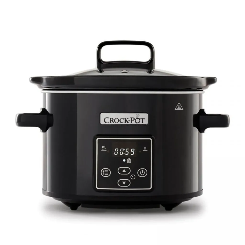Crock-Pot Slow Cooker 2,4L Digitale Nero: Pentola per Cottura Lenta