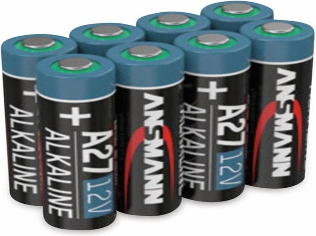 Bateria ANSMANN, alkaliczna, A27 /LR27, 12 V, 8 sztuk Zdjęcie produktu 
