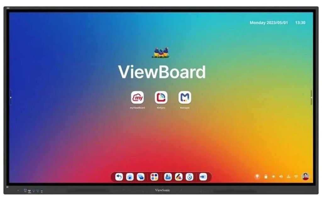 Viewsonic IFP7534, 190,5 cm (75"), 1650,24 x 942,01 mm, 450 cd/m², 1,07 Milliarden Farben, 3840 x 2160 Pixel, TFT-LCD