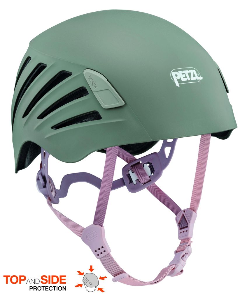 PETZL - Robuster, vielseitiger Helm zum Sportklettern und Bergsteigen BOREA - Frau, Navy Blue, 52-58 cm