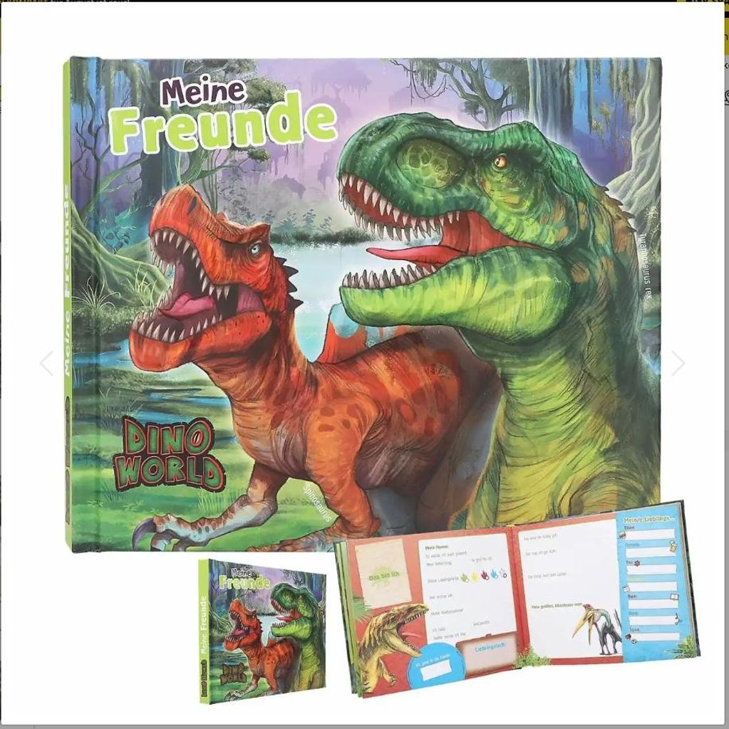 Dino World Freundebuch