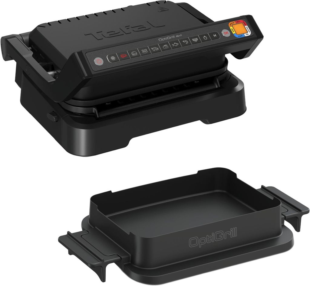 Tefal OptiGrill 4in1 GC7748, Černá, Kov, Obdélníkový, Obrázek produktu 