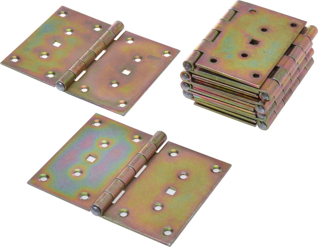 Aqbau® Gerollte Scharniere 100 x 130mm Halbbreite Produktbild 