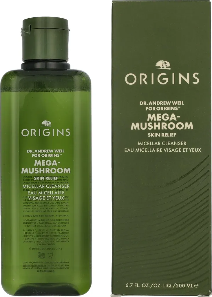 Origins Mega-Mushroom Skin Relief Nettoyant Micellaire Anti-Rougeur