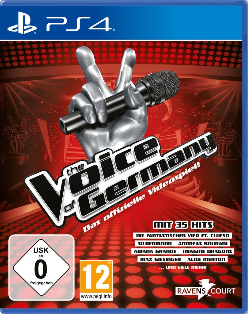Voice of Germany PS4 Playstation 4
