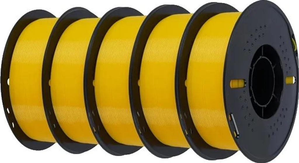 Filament PETG 1.75 mm Jaune Haute Résistance - Format XL 5 kg Premium