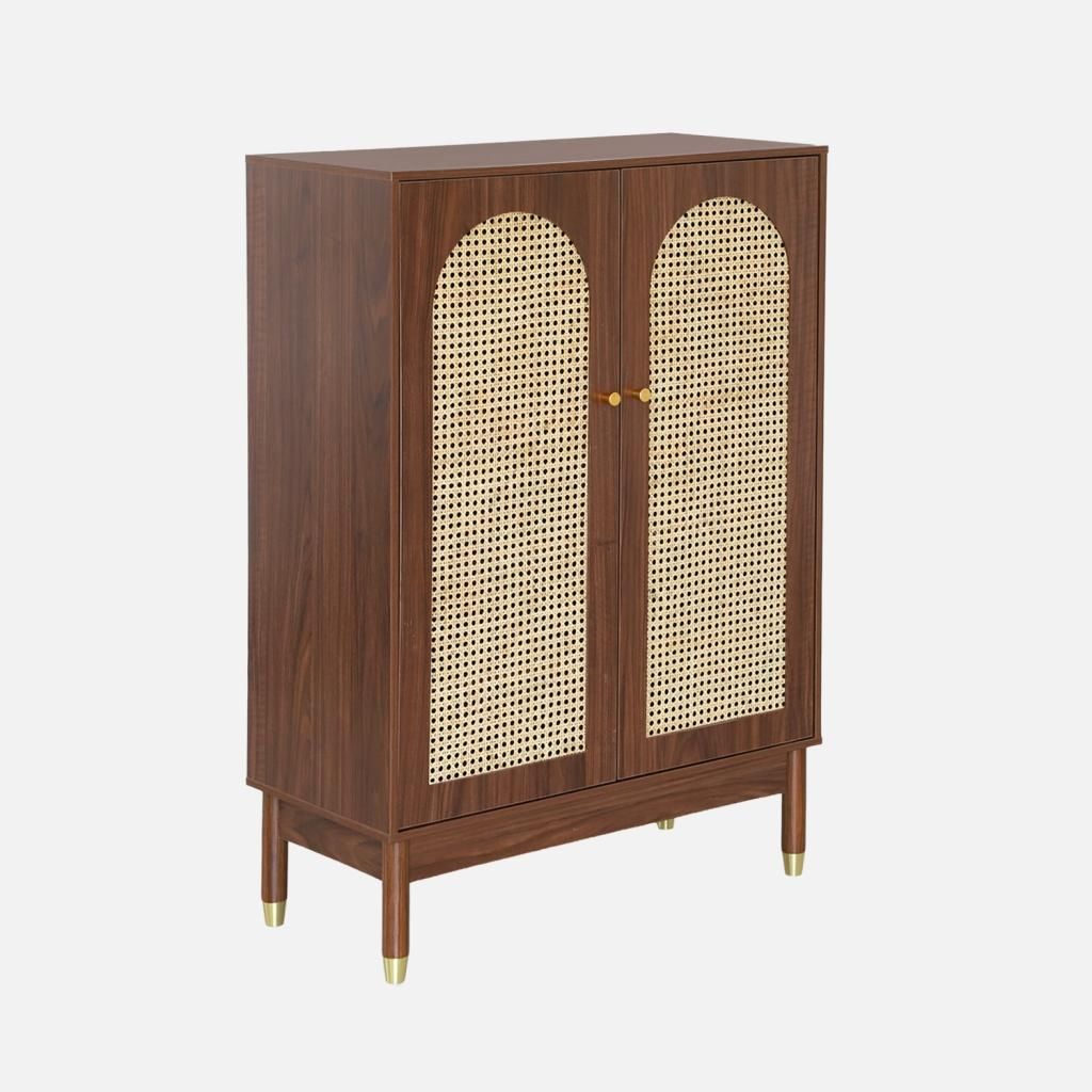 sweeek - Schuhschrank / kleines Sideboard mit 2 Türen und Produktbild 