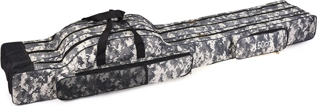 Sac de Pêche 120cm/150cm 3 Couches Fourreau de Canne à Pêche Pliable - 2
