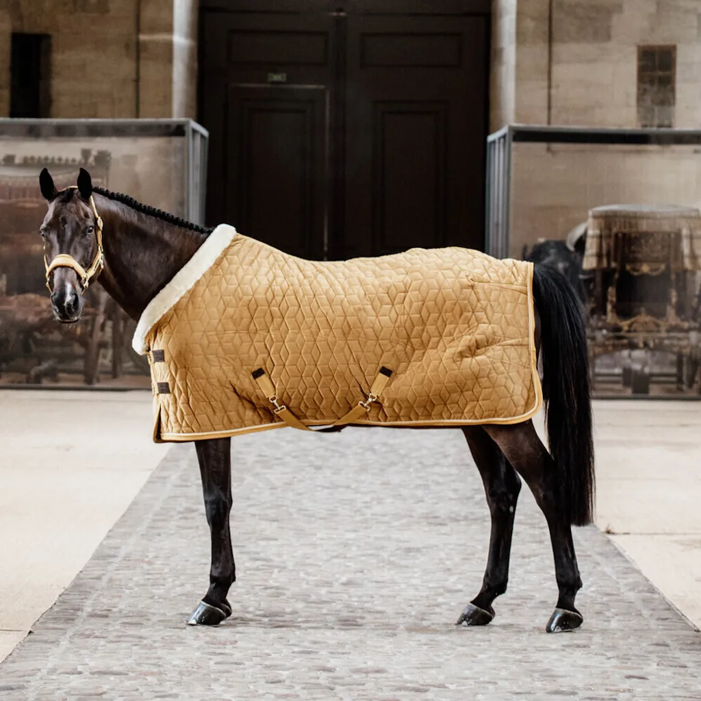 Show Rug Velvet Kentucky : Couverture d'écurie 160g pour Chevaux de Sport