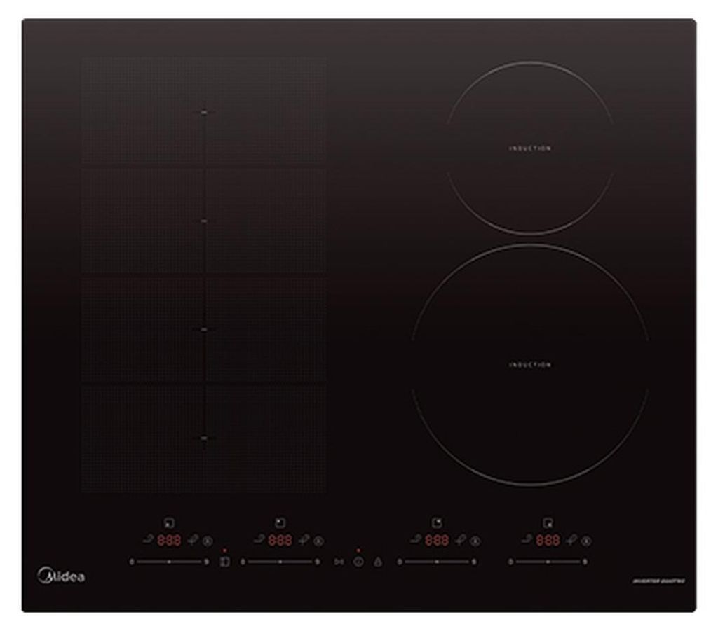 Midea MIH742F558K1 Kochfeld-Induktion 60 cm - inkl.