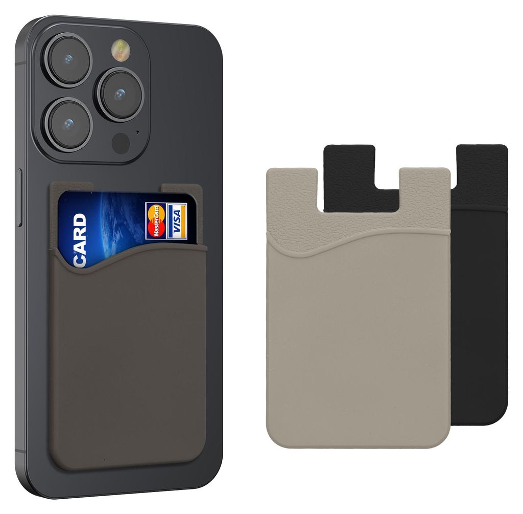 kwmobile 3x Kartenhalter Hülle für Smartphone - Produktbild 