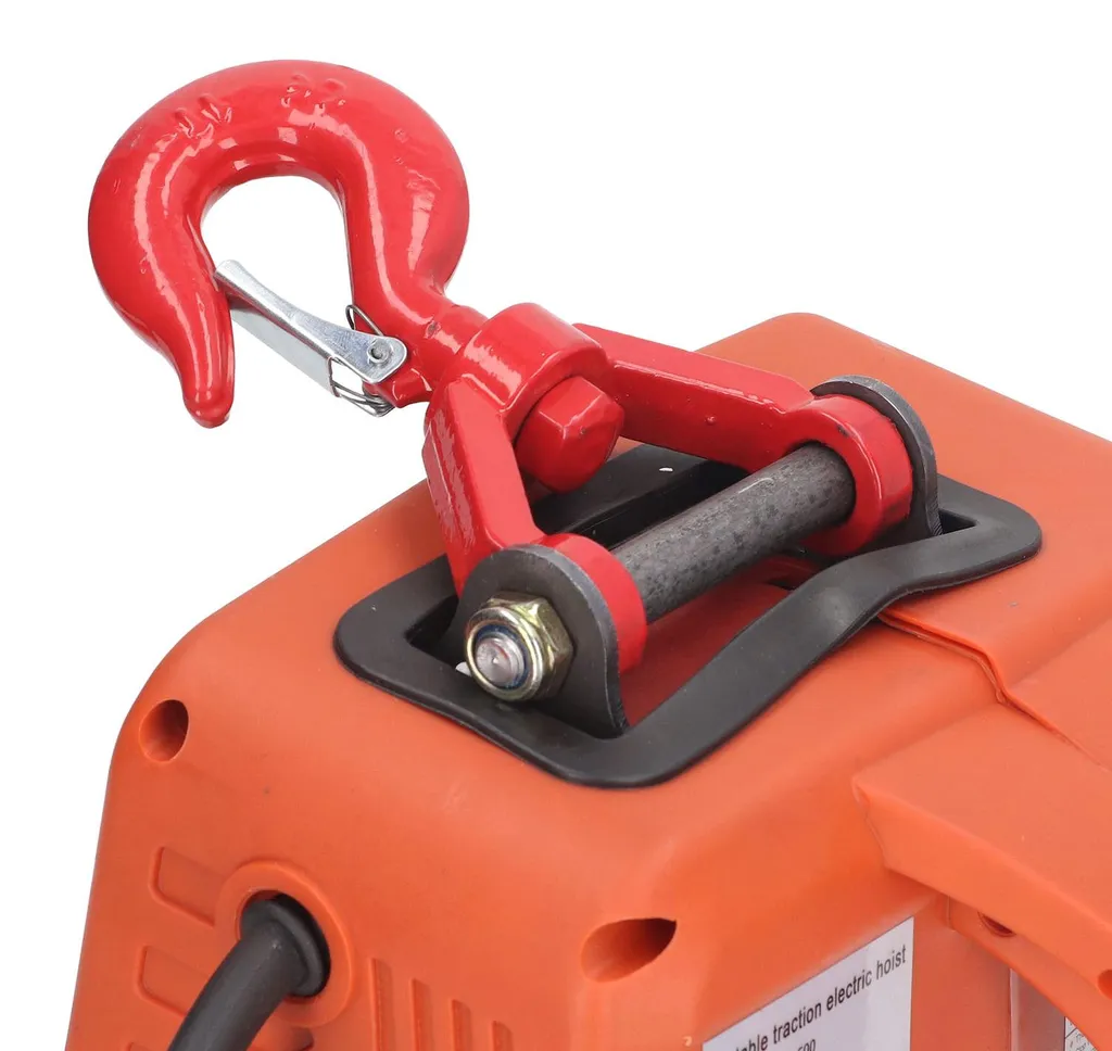 Palan électrique portable 500 kg avec télécommande sans fil 1500W - 7